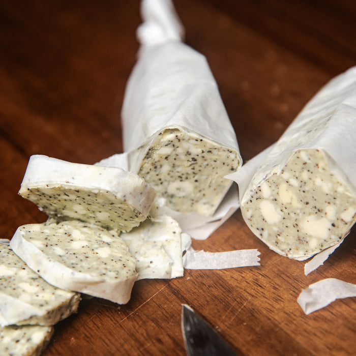 Mantequilla compuesta con queso  azul