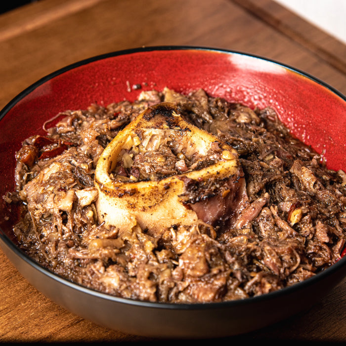 Pierna de Res en la olla  de coccion lenta (mexicana)